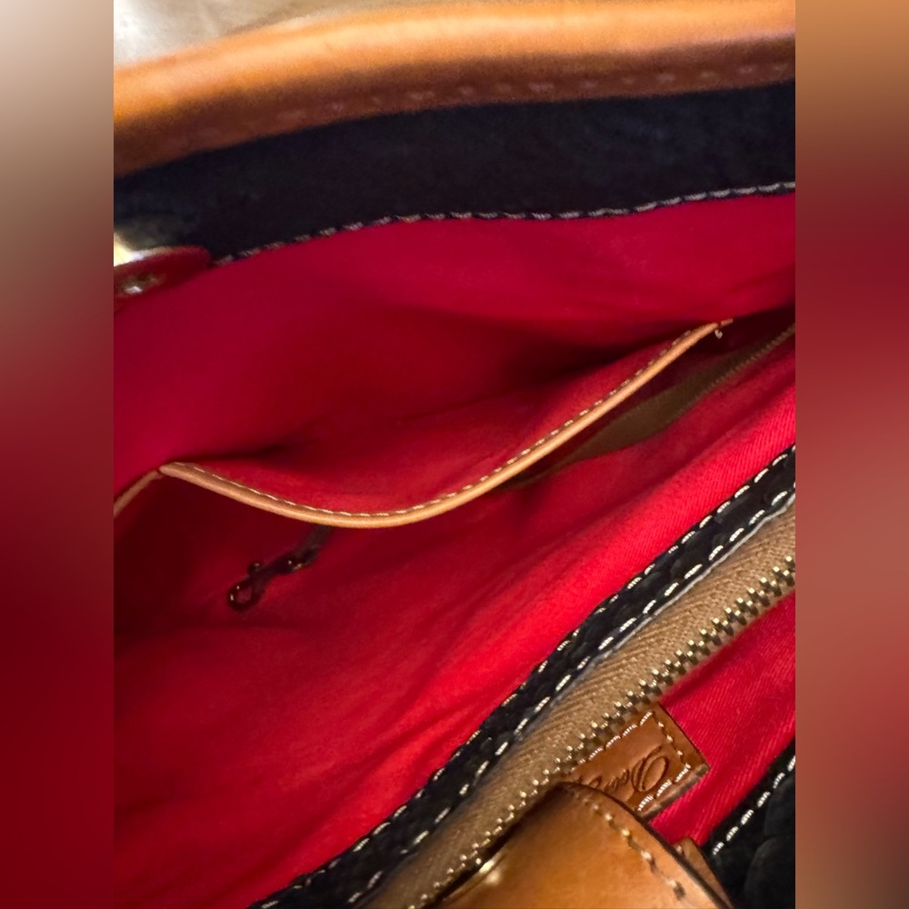 Dooney & Bourke Cara Python Embossed Leather Bag … - image 7